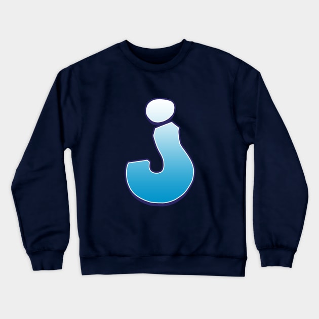 J - Blue Crewneck Sweatshirt by Dmitri